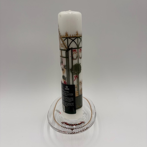 Vintage 1999 Royal Copenhagen Holmegaard Christmas Advent Candle Glass Holder - Picture 4 of 15